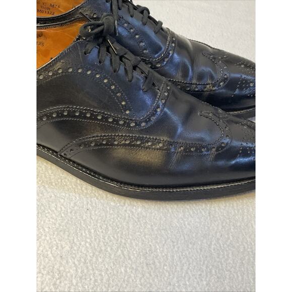 VTG Brooks Brothers Brooks English Devon Black Leather Wingtip Brogue Oxford main image 16